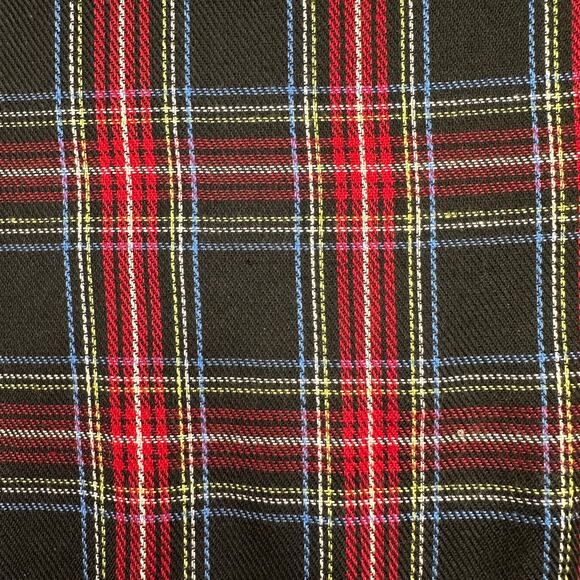 J.Jill Scarf WMNS Red Black Multi Mixed Plaid Tartan Infinity Winter Holiday - Picture 3 of 8